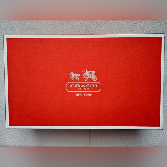 Coach Women's Mae Canvas Sneakers, Chalk/Navy, Size 8 M - Picture 9 of 10